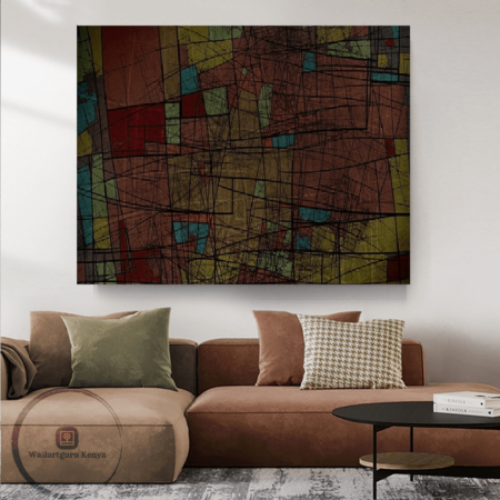 Multi Color Abstract Wall Art