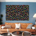 Crystal Multi Color Abstract Wall Art
