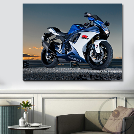 Suzuki Bike Canvas Art