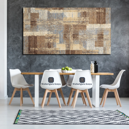 Interwoven Brown Abstract