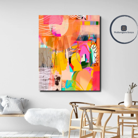 Colorful Doodle Abstract Art