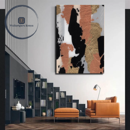 Matte Brown Abstract