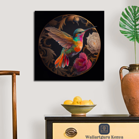 canvas art of a bird colorful vibrant canvas wall art Nairobi Kenya