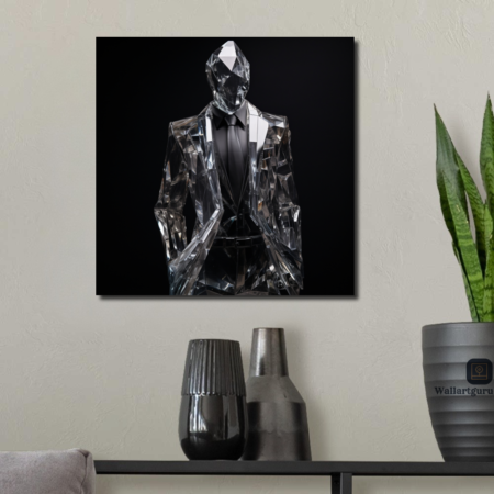 Crystal Man Canvas Wall Art