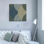 Mandala Curves Canvas Art
