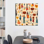 Tribal 9 Canvas Art