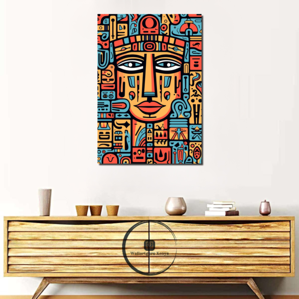 African, cultural tribal canvas art for sale Nairobi Kenya