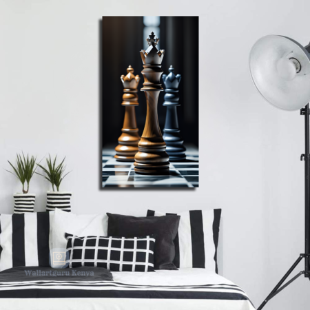 chess canvas art Nairobi Kenya Game night