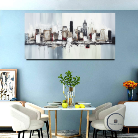 abstract city wall art canvas for sale Nairobi Kenya painting