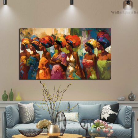 painting canvas art print Nairobi Traditional Kenya Cultural