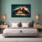 abstract silhouette art Nairobi Canvas art wall art Kenya
