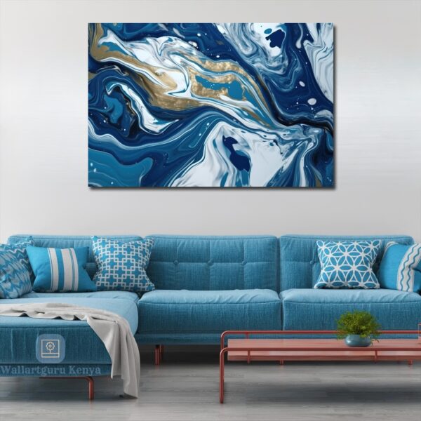 abstract art Nairobi Canvas art wall art Kenya wall decor interior