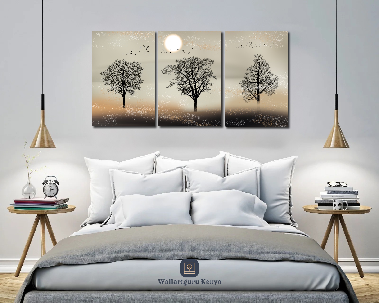 abstract 184 set canvas art set abstract Nairobi Kenya abstract interior decor wall art Kenya nature trees