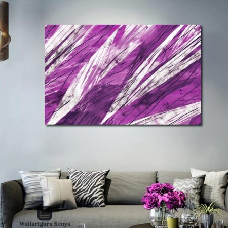 canvas purple art colorful abstract Nairobi Kenya abstract interior decor wall art Kenya