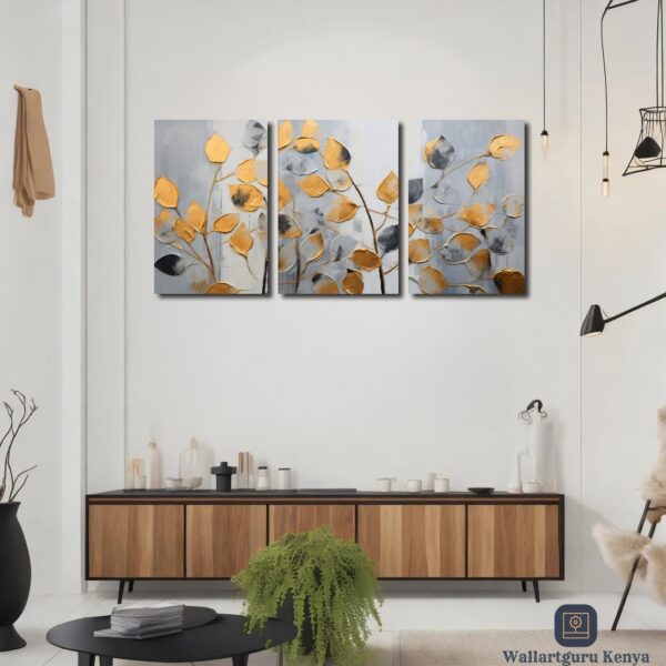 canvas art set abstract Nairobi Kenya abstract interior decor wall art Kenya nature trees