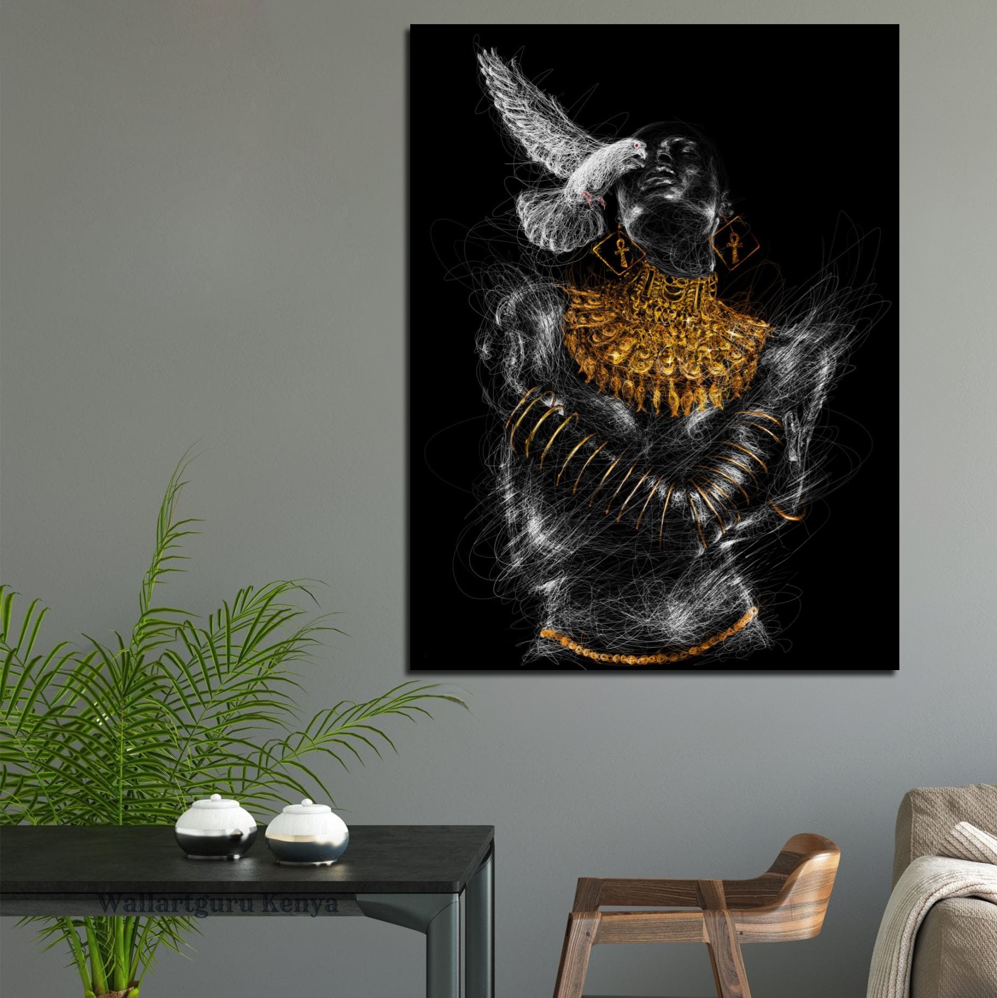 beautiful abstract canvas wall art Kenya Nairobi