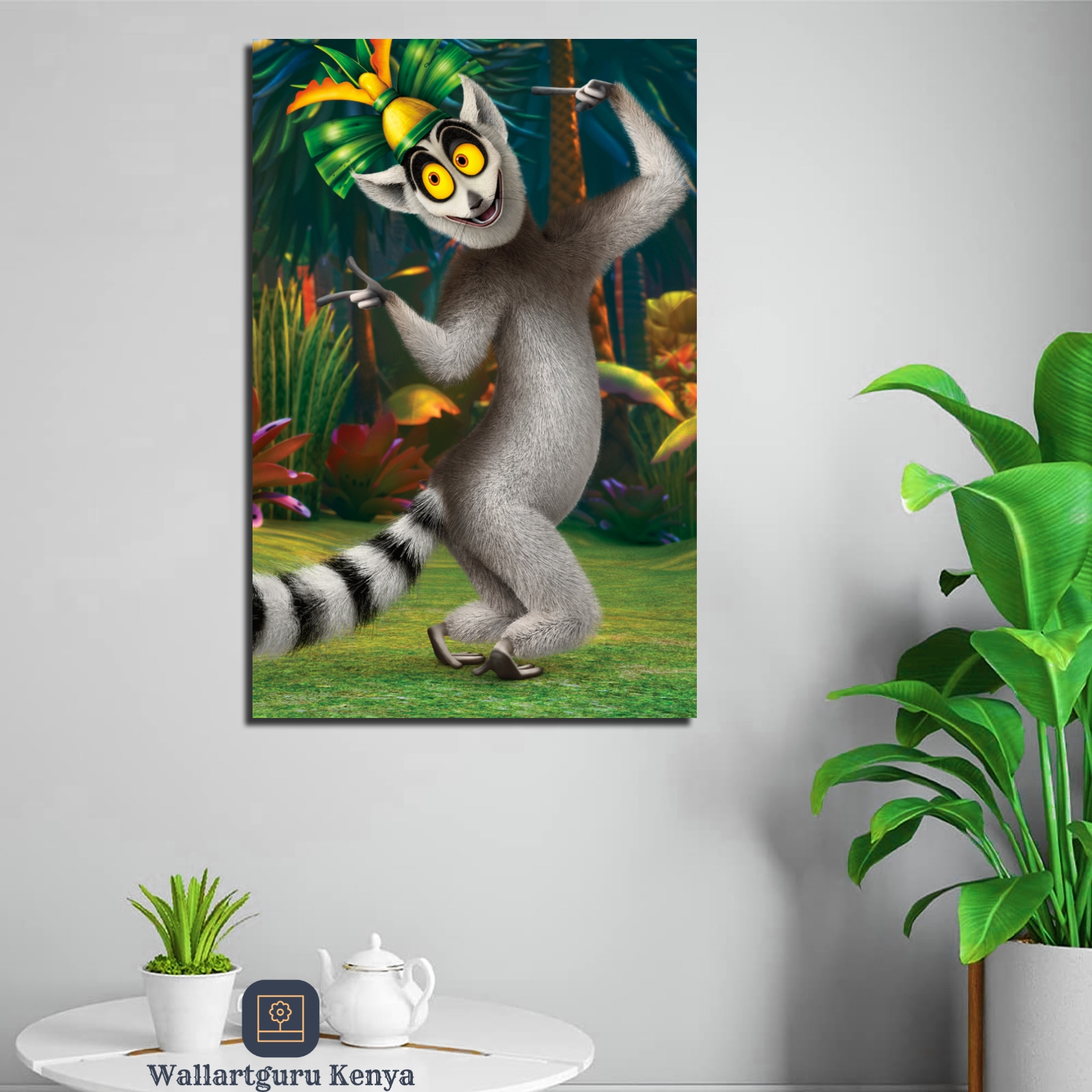 Version 1.0.0 animation cartoon art Nairobi Canvas art wall art Kenya