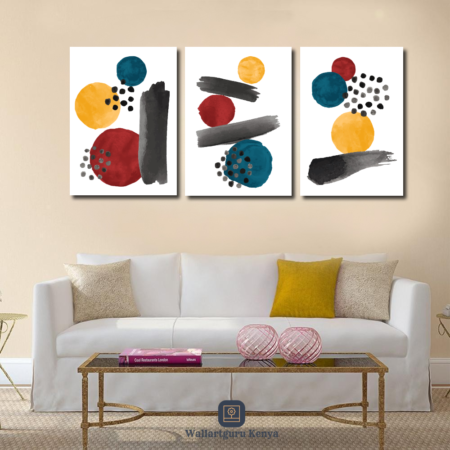 canvas art set minimalist Nairobi Kenya abstract interior decor wall art Kenya