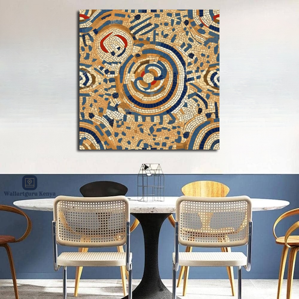 cultural African canvas wall art Kenya Nairobi art