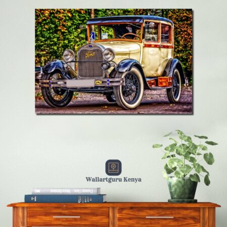 vibrant vintage canvas wall art Kenya Nairobi