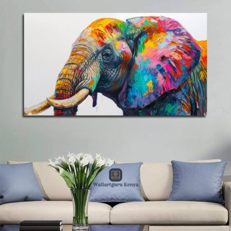elephant canvas art Nairobi Kenya wall art