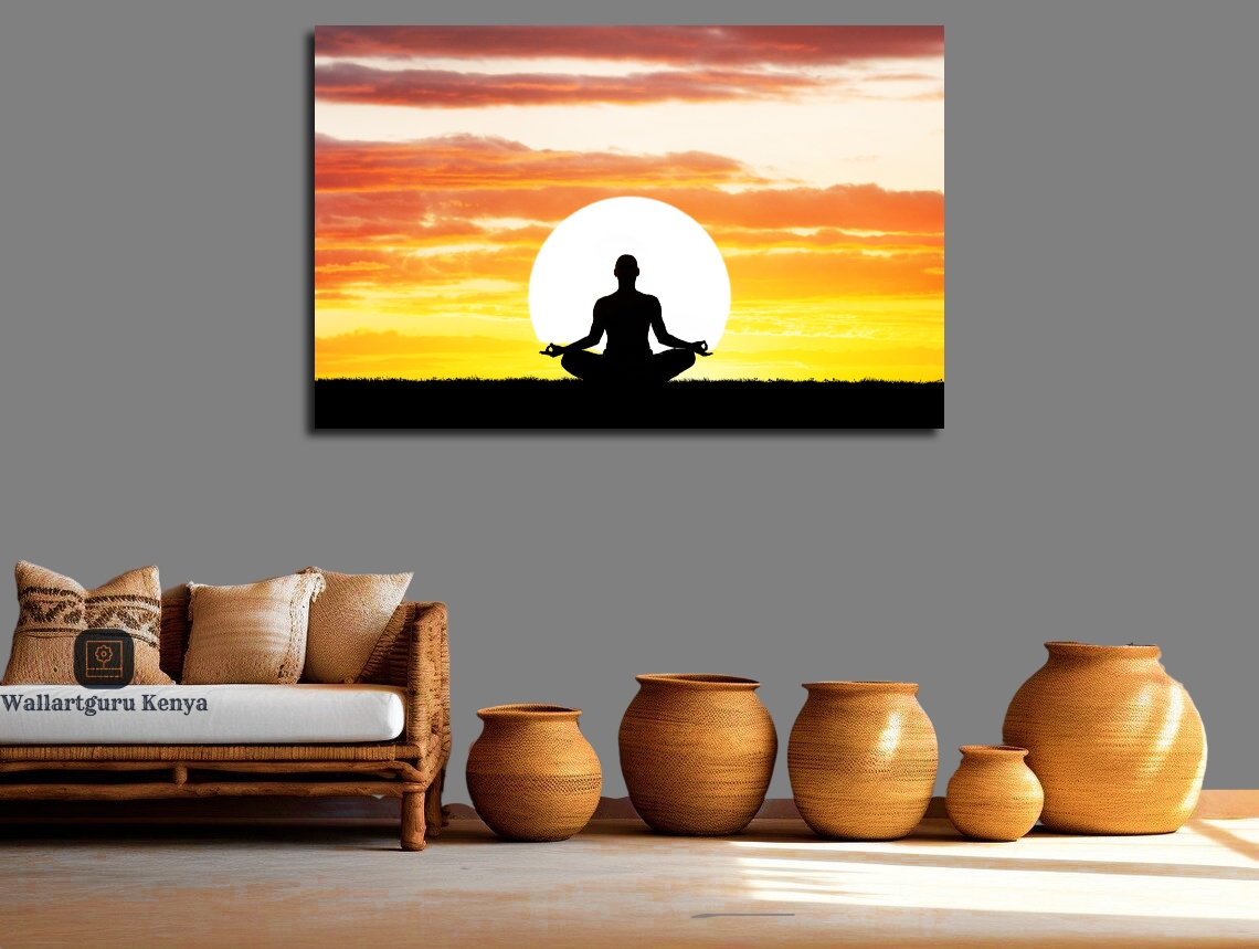 yoga meditation canvas wall art Kenya Nairobi