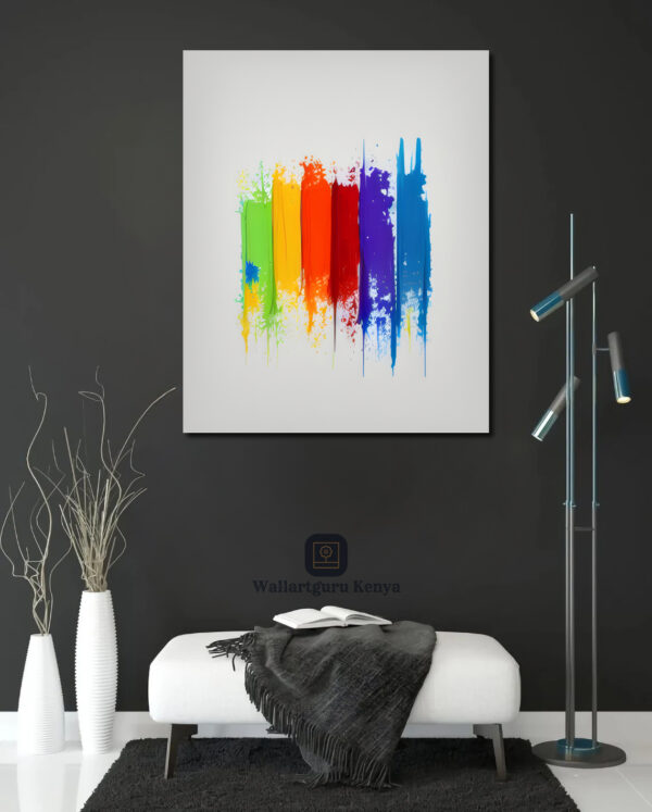 canvas art set abstract Nairobi Kenya abstract interior decor wall art Kenya colorful
