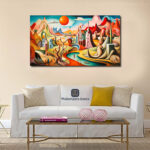 vibrant canvas art wall art Nairobi Kenya