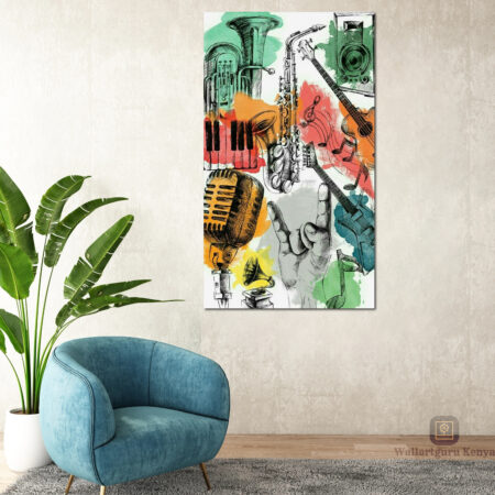 musical canvas wall art Kenya Nairobi
