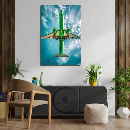airplane canvas art Kenya Nairobi painting