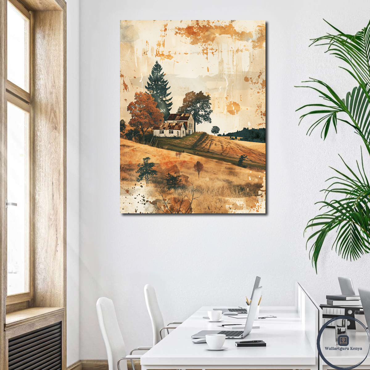 countryside farm house