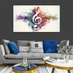 musical note abstract musical notes art canvas wall art Kenya Nairobi
