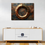 gold vintage abstract art canvas in Kenya Nairobi