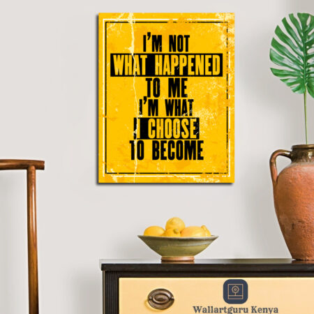 motivational quote canvas art Kenya Nairobi