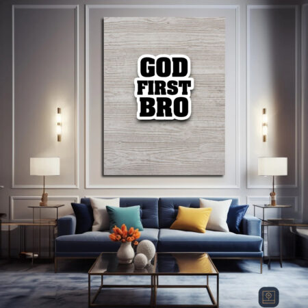 God-First Canvas Art