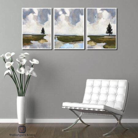 Abstract 493 Set Canvas Art