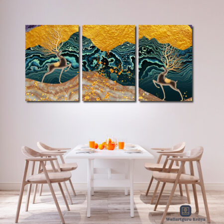Abstract 499 Set Canvas Art