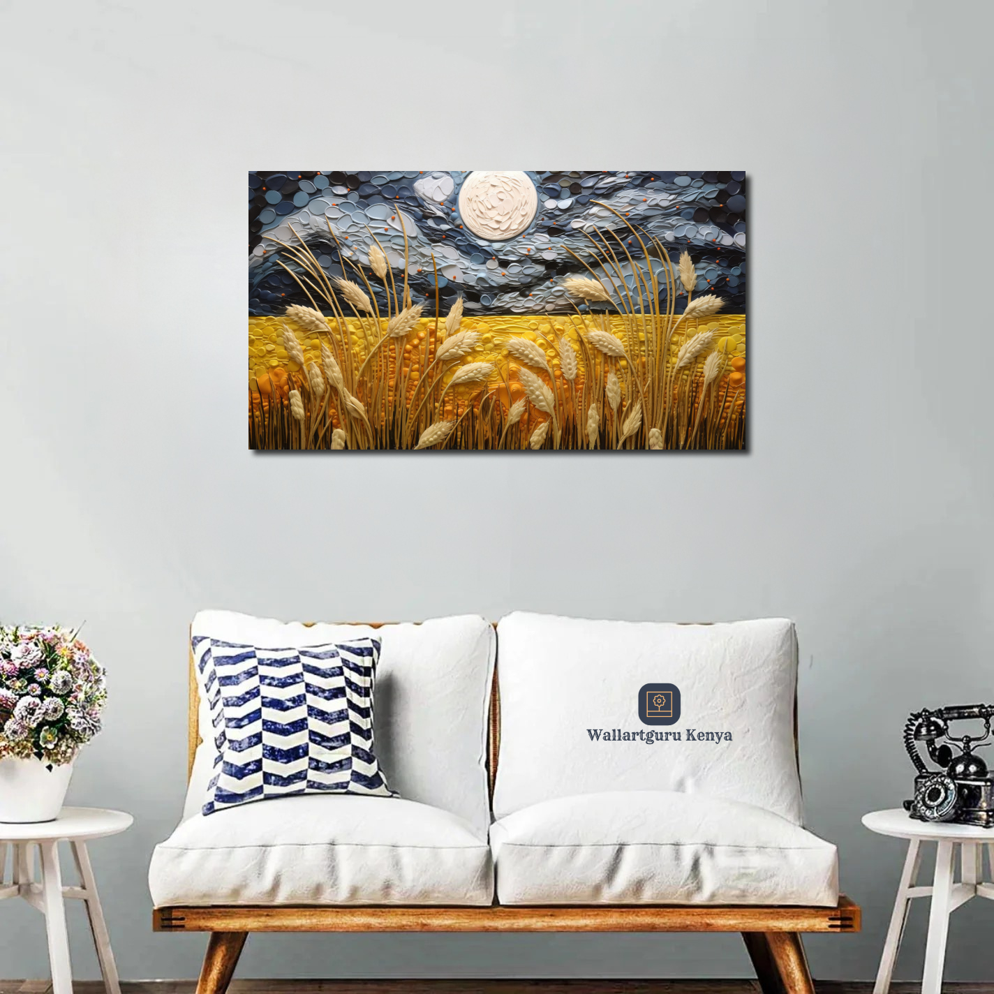 Abtract wheat field