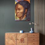 African Woman Braids