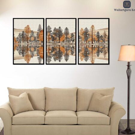Forest-Abstract-Set Canvas Art