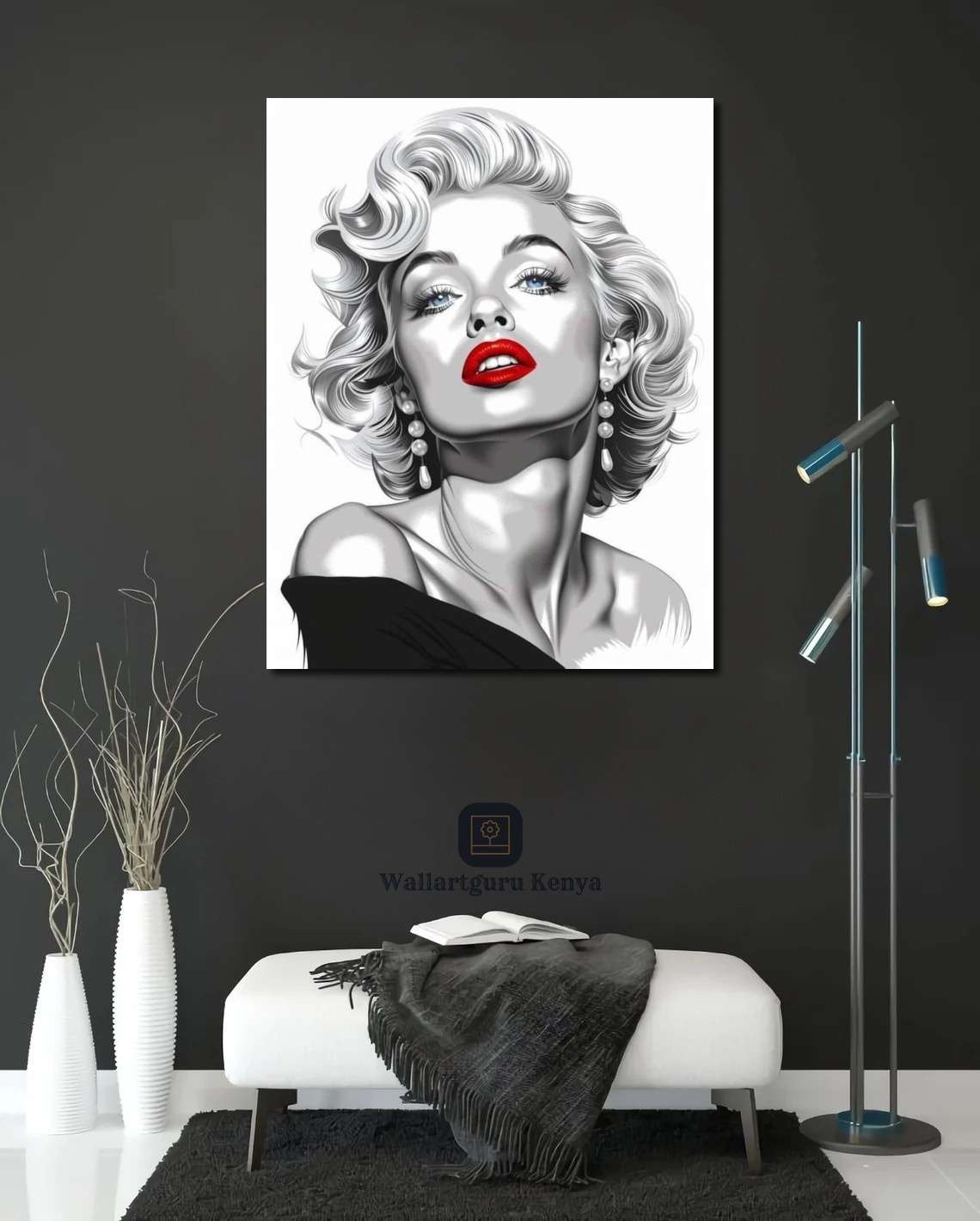 Greyscale Marylyn Monroe