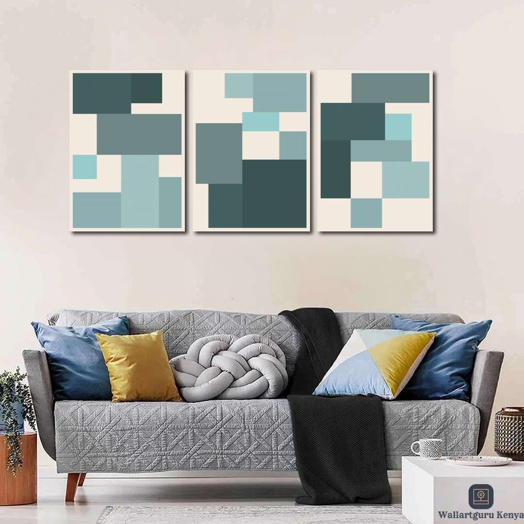 Abstract 530 Set Canvas Art
