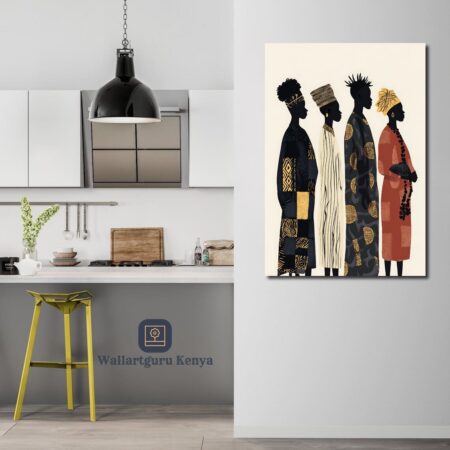 African Kinship Canvas Art