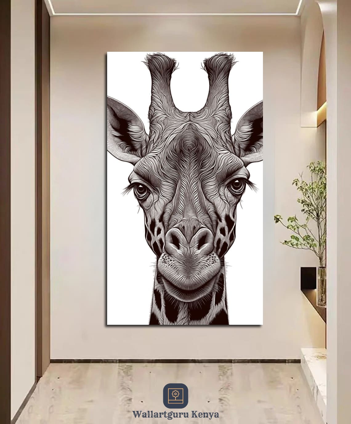 Giraffe portrait