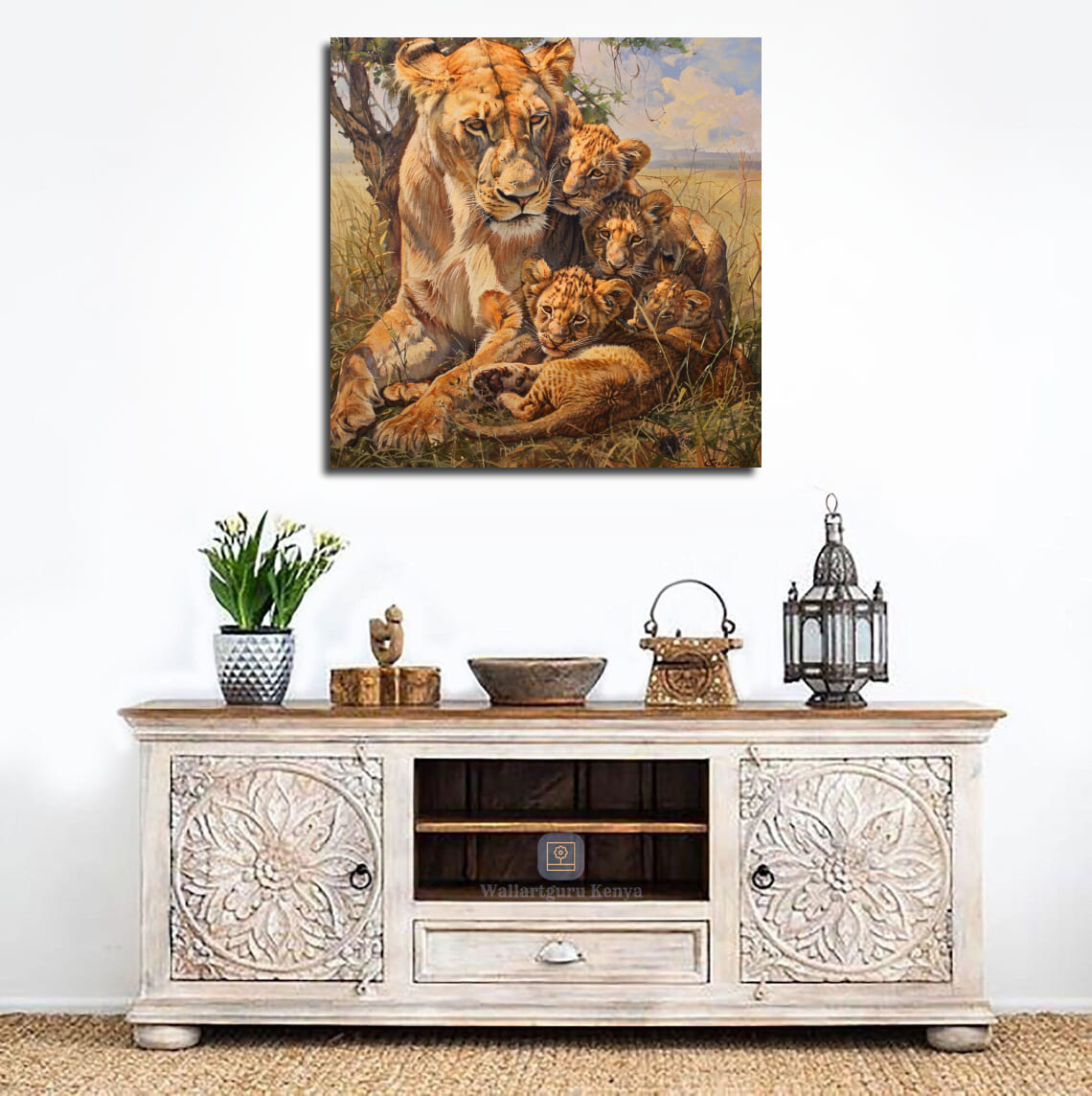 Lion family