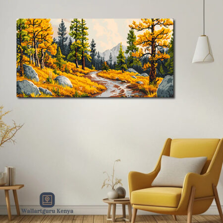 Rain-Pain-Forest Canvas Art
