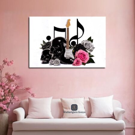 Rock And Roses Canvas Art