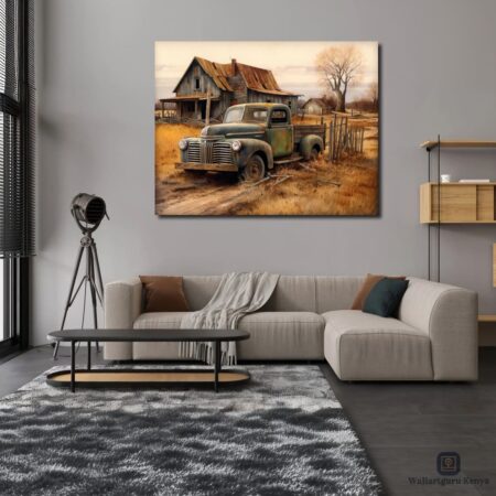 Rusting-Truck Canvas Art