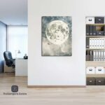 Stunning moon abstract