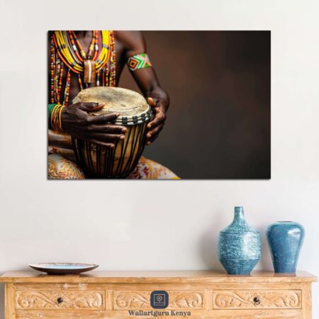 The Drummer Canvas Art
